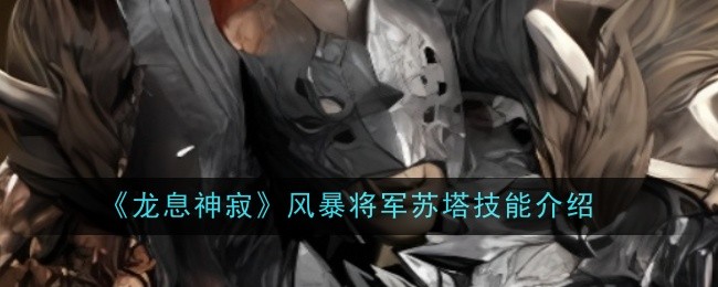 龙息神寂风暴将军苏塔技能是啥（风暴将军苏塔技能一览）